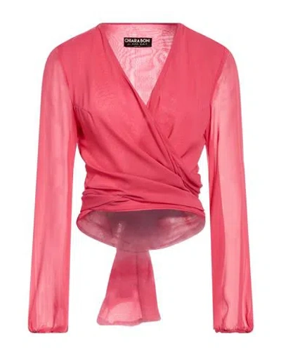 Chiara Boni La Petite Robe Woman Top Salmon Pink Size 4 Polyamide, Elastane