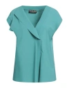 Chiara Boni La Petite Robe Woman Top Turquoise Size 10 Polyamide, Elastane In Blue