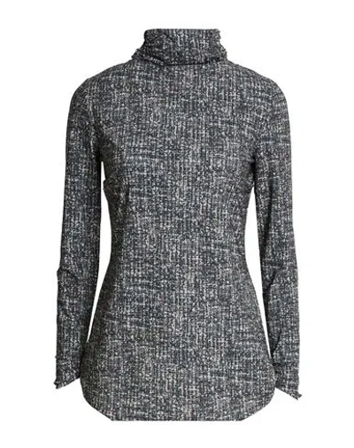 Chiara Boni La Petite Robe Woman T-shirt Charcoal Size 8 Polyamide, Elastane In Gray