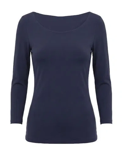 Chiara Boni La Petite Robe Woman T-shirt Midnight Blue Size 2 Polyamide, Elastane
