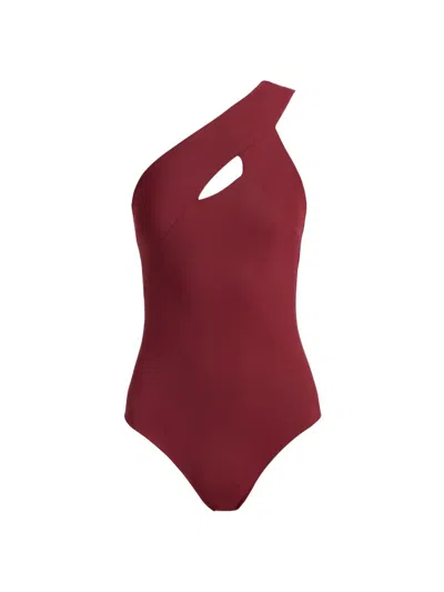 Chiara Boni La Petite Robe Women's Conception Cut-out One-piece Swimsuit In Red