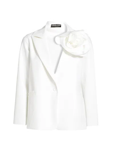 Chiara Boni La Petite Robe Women's Dormo Oversized Blazer In White