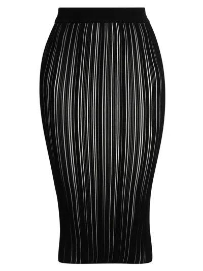 Chiara Boni La Petite Robe Women's Kalika Rib-knit Midi-skirt In Multi