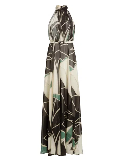 Chiara Boni La Petite Robe Women's Kanji Abstract Print Maxi Dress In Multi