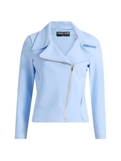 Chiara Boni La Petite Robe Women's Kiodo Boca Moto Jacket In Animal Print