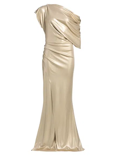 Chiara Boni La Petite Robe Komsany Splendid Gown In Gold