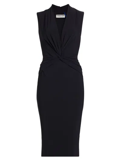 Chiara Boni La Petite Robe Women's Lalia V-neck Cocktail Dress In Black