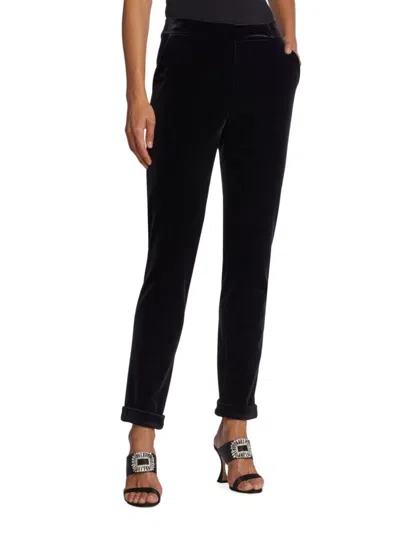 Chiara Boni La Petite Robe Women's Lisbeth Velvet Pants In Black