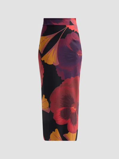 Chiara Boni La Petite Robe Women's Luminette Floral Midi Skirt In Multi