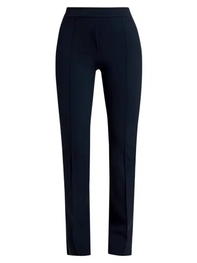 Chiara Boni La Petite Robe Women's Maren Crease-front Pants In Blue
