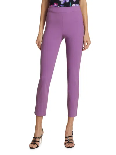 Chiara Boni La Petite Robe Women's Rosita Jersey Crop Pants In Purple