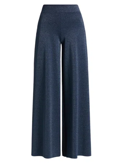 Chiara Boni La Petite Robe Women's Skylam Relaxed-fit Wide-leg Pants In Blue