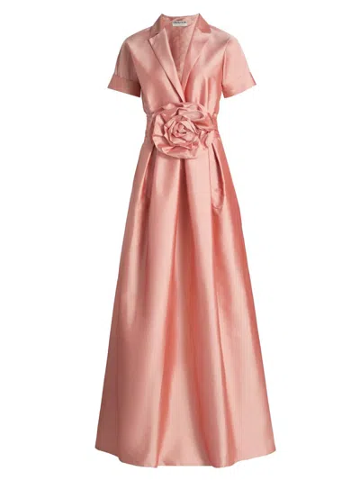 Chiara Boni La Petite Robe Women's Stoya Floral Appliqué A-line Gown In Multi