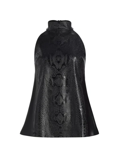 Chiara Boni La Petite Robe Women's Tiffy Jersey Halterneck Top In Black