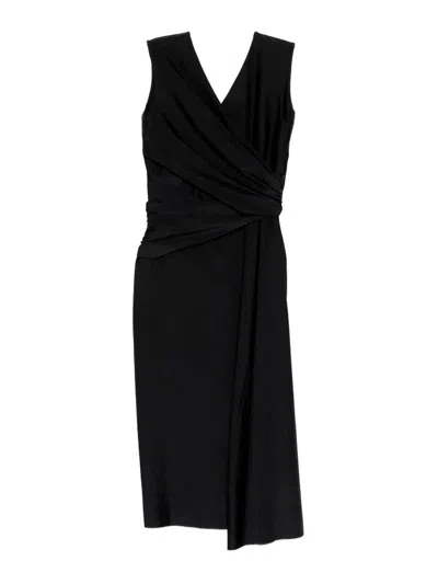Chiara Boni Lores Midi Dress In Black