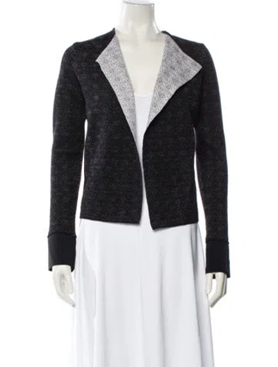 Pre-owned Chiara Boni Merino Wool Blazer In Black