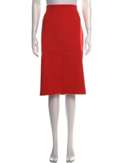 Pre-owned Chiara Boni Midi Length Skirt W/ Tags In Orange