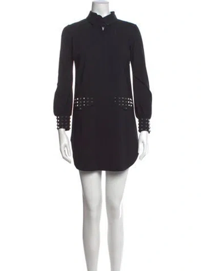 Pre-owned Chiara Boni Mini Dress In Black