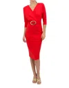 Chiara Boni Nastina Cocktail Dress In Passion In Red