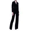 Chiara Boni Nazife Velvet Pants In Black In Black