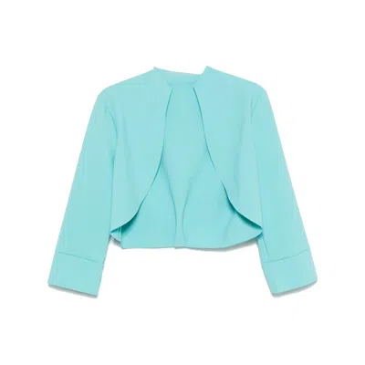 Chiara Boni Nylon Jackets In Blue