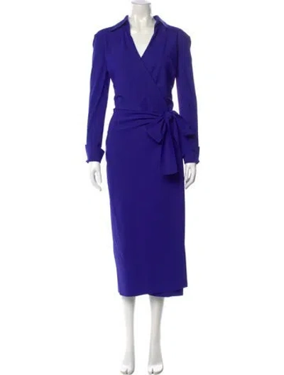 Pre-owned Chiara Boni Nylon Long Dress In Purple