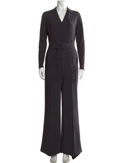 Pre-owned Chiara Boni Nylon V-neck In Black
