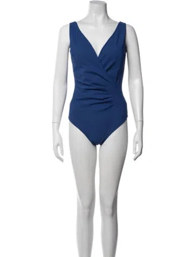 Pre-owned Chiara Boni One-piece In Blue