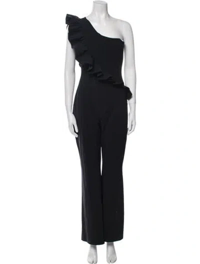 Pre-owned Chiara Boni One-shoulder Jumpsuit In Black