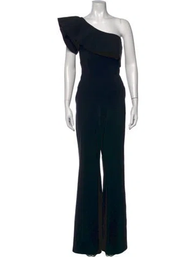 Pre-owned Chiara Boni One-shoulder Jumpsuit In Black
