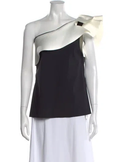 Pre-owned Chiara Boni One-shoulder Sleeveless Top