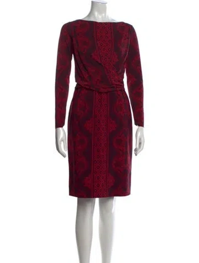Pre-owned Chiara Boni Patterned Knee-length Dress In Multicolor