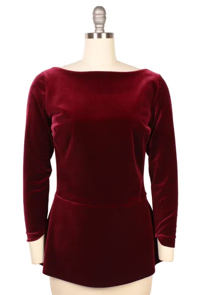 Chiara Boni Pieranna Top In Barolo In Red