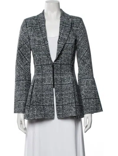 Pre-owned Chiara Boni Printed Blazer In Blue