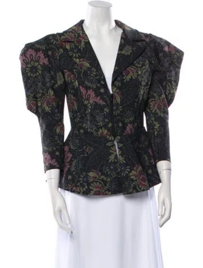 Pre-owned Chiara Boni Printed Blazer In Multi