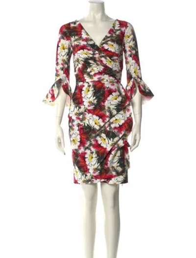 Pre-owned Chiara Boni Printed Mini Dress In Multi