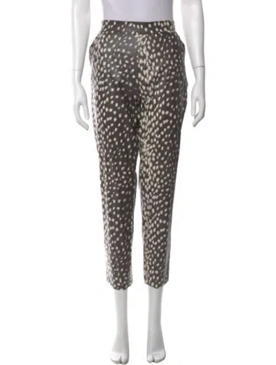 Pre-owned Chiara Boni Printed Skinny Leg Pants In Multi