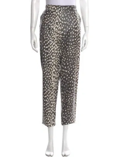 Pre-owned Chiara Boni Printed Straight Leg Pants W/ Tags In Multi