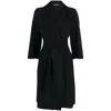 Chiara Boni Silk Coats In Black