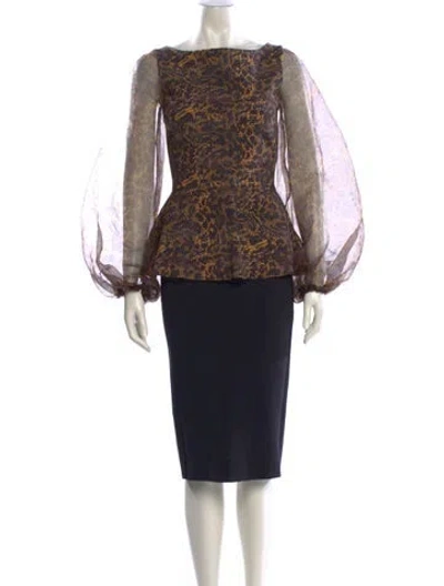 Pre-owned Chiara Boni Silk Knee-length Dress In Black