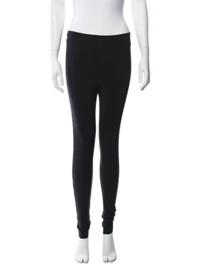 Pre-owned Chiara Boni Skinny Leg Pants In Black