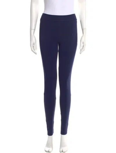 Pre-owned Chiara Boni Skinny Leg Pants In Blue