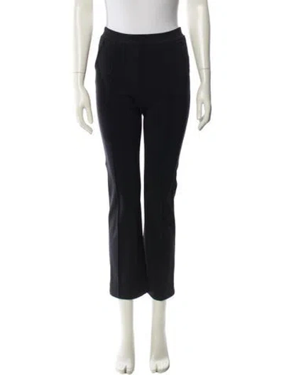 Pre-owned Chiara Boni Straight Leg Pants In Black