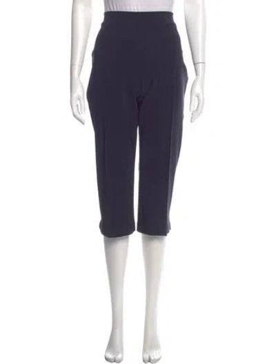 Pre-owned Chiara Boni Straight Leg Pants In Blue