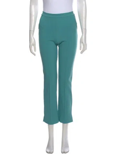 Pre-owned Chiara Boni Straight Leg Pants In Blue