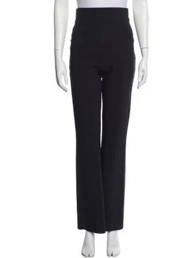 Pre-owned Chiara Boni Straight Leg Pants In Blue