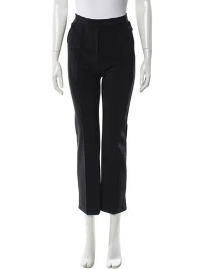 Pre-owned Chiara Boni Straight Leg Pants In Gray