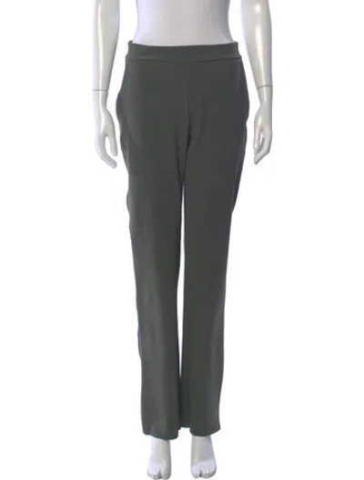 Pre-owned Chiara Boni Straight Leg Pants In Gray