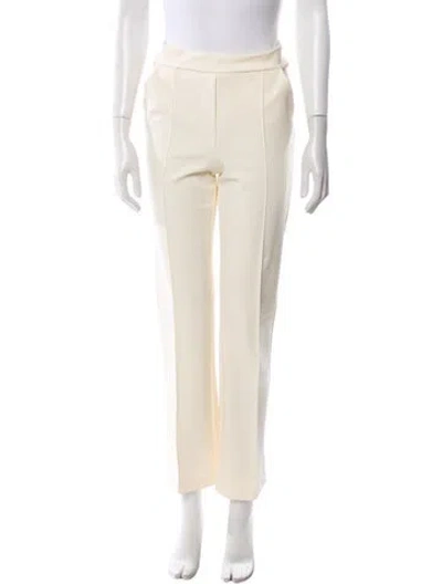 Pre-owned Chiara Boni Straight Leg Pants In Neutral