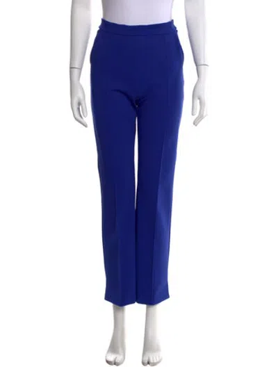 Pre-owned Chiara Boni Straight Leg Pants W/ Tags In Blue